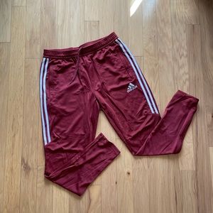 Adidas Climacool Adjustable Track Pants Maroon